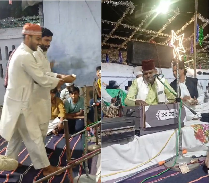 Sambhal : दरगाह मियां मीरन शाह मे सजाई गई गौस पाक के कुल की महफिल