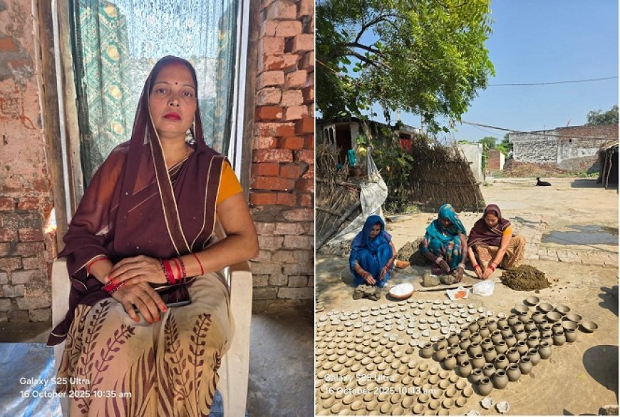 Deepotsav-2025: लखीमपुर खीरी की माटी से बने 25 हजार इको-फ्रेंडली दीयों से जगमगाएगी रामनगरी अयोध्या। 