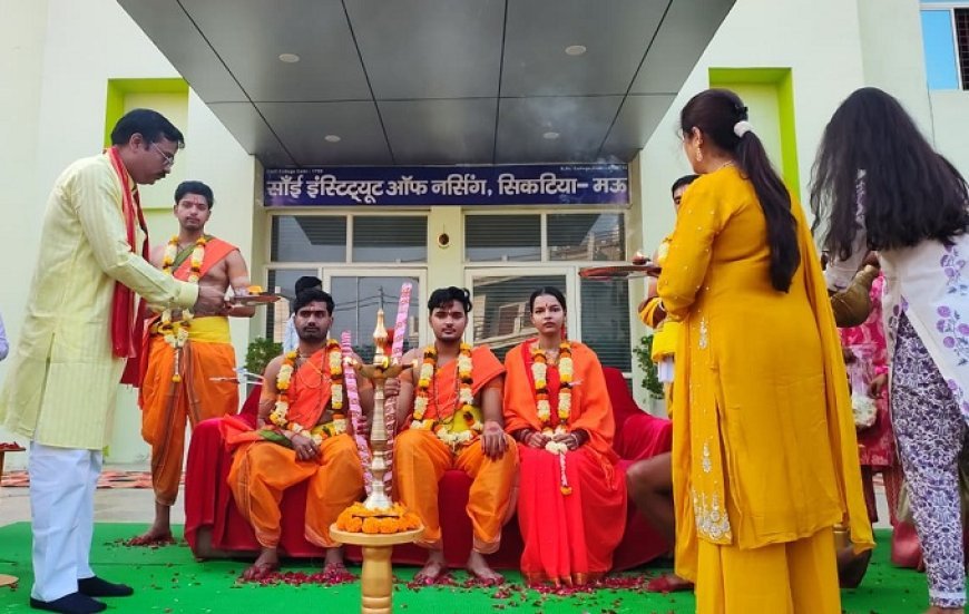 नर्सिग कॉलेज में दीपों की जगमगाहट के साथ मनाया गया भव्य दीपावली महोत्सव एवं रंगोली प्रतियोगिता।