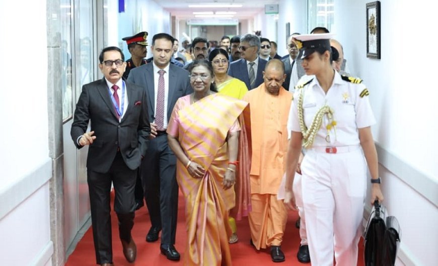 Ghaziabad: राष्ट्रपति ने अस्पताल के ‘स्वदेशी संस्कार’ की सराहना की, कैंसर जीन थैरेपी रिसर्च पर दिया बल। 