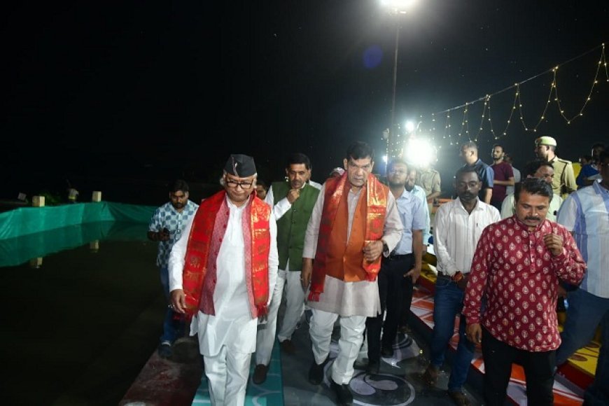 Lucknow: छठ पर्व की तैयारियों का मंत्री ने लिया जायजा, झूलेलाल, सांझीया, कुड़िया व मेहंदी घाटों का किया निरीक्षण। 