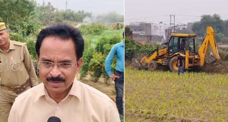 Sambhal: सम्भल में अवैध कब्जे पर योगी सरकार की बड़ी कार्रवाई, 28 करोड़ की सरकारी जमीन हुई मुक्त।