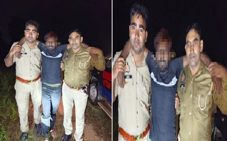 Hardoi: हरदोई पुलिस ने चोरी के हिस्ट्रीशीटर कमरूल को मुठभेड़ में पकड़ा, पैर में लगी गोली।