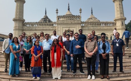 Lucknow : 45 सदस्यीय राजनयिक प्रतिनिधिमंडल, उत्तर प्रदेश की समृद्ध सांस्कृतिक विरासत से हुए परिचित