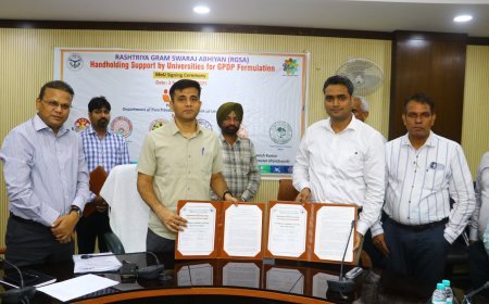 Lucknow : पंचायती राज विभाग और छह विश्वविद्यालयों के बीच एमओयू, 750 ग्राम पंचायतों में बनेगी मॉडल विकास योजना