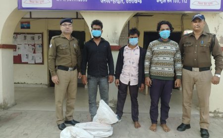 Saharanpur : भगवानपुर में एल्युमीनियम चोरी का पर्दाफाश, तीन गिरफ्तार