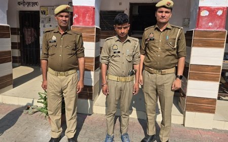 Sambhal: फर्जी पुलिसकर्मी बनकर अवैध वसूली करने वाला युवक गिरफ्तार। 