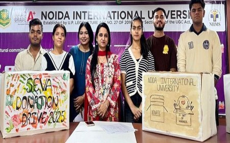 Noida: गुरु नानक जयंती पर NIU में ‘सेवा’ कार्यक्रम, छात्रों ने बढ़-चढ़कर लिया हिस्सा। 
