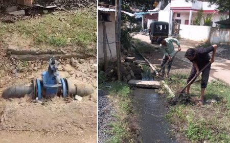 MP: खबर का असर- दूषित पानी की शिकायत पर तुरंत एक्शन, सरपंच ने बदले 4 वॉल्व, नालियां साफ; ग्रामीण बोले- मीडिया ही जनता की आवाज। 