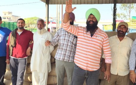 Bazpur: आम किसानों का नंबर काटकर किसान यूनियन के चहतों का धान तोला जा रहा: विक्रम सिंह लड्डू