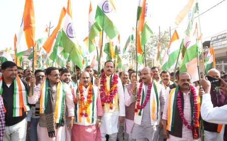 Hardoi: सवायजपुर में भव्य एकता यात्रा: सरदार पटेल की स्मृति में राष्ट्रीय एकता का संदेश। 