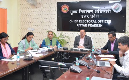 Lucknow : उत्तर प्रदेश में मतदाता सूची के विशेष गहन पुनरीक्षण की प्रगति तेज करने के सख्त निर्देश