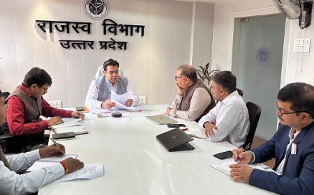 Lucknow: राहत आयुक्त ने आपदा जोखिम प्रबंधन सुदृढ़ीकरण परियोजना की प्रगति के संबंध में समीक्षा की। 