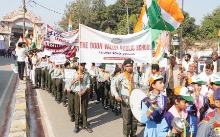 देवबंद में सरदार वल्लभभाई पटेल की 150वीं जयंती पर 'यूनिटी मार्च पद यात्रा' का आयोजन। 