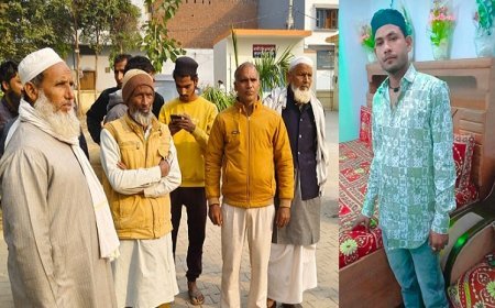 Sambhal: सम्भल में ट्रक पर संदिग्ध हालत में ड्राइवर का शव मिला, पुलिस जांच में जुटी।