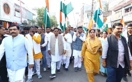 Hardoi : हरदोई में सरदार पटेल की 150वीं जयंती पर सरदार@150 यूनिटी मार्च निकला