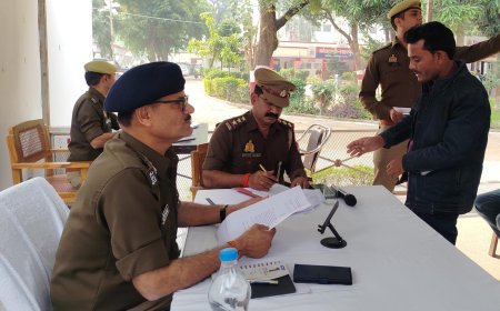 Sitapur : थाना समाधान दिवस पर 16 शिकायतें आईं, चार का मौके पर निपटारा