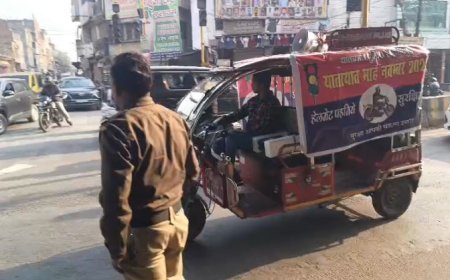 Saharanpur : सड़क सुरक्षा जागरूकता अभियान के तहत 1130 चालान, 15 लाख जुर्माना वसूला