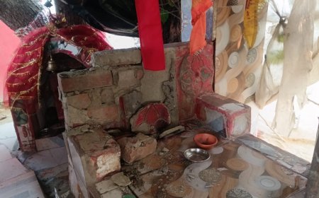 Sitapur : सीतापुर के मंदिर से हनुमान जी की मूर्ति चोरी, पुलिस ने बरामद कर लौटाई