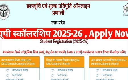 Lucknow : सत्र 2025-26 के लिए पूर्वदशम और दशमोत्तर छात्रवृत्ति की संशोधित समय-सारणी जारी, 06 दिसंबर तक ऑनलाइन आवेदन, 9 फरवरी तक भुगतान