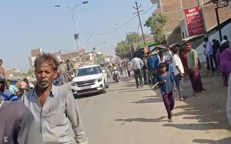 Sitapur : लहरपुर में डीसीएम ने बाइक सवार किशोर को मारी टक्कर, मौके पर मौत