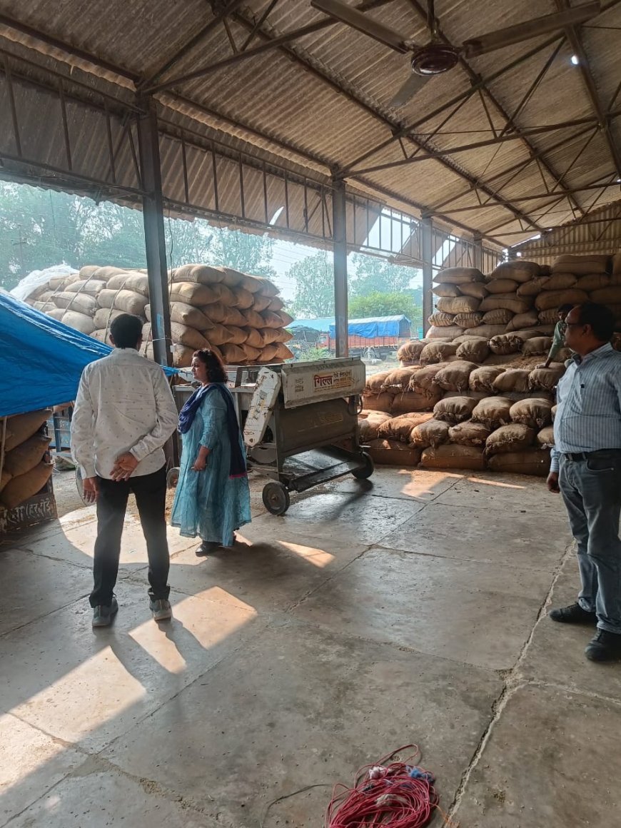 Hardoi : हरदोई में धान खरीद केंद्रों पर 89 हजार क्विंटल से अधिक धान की खरीद