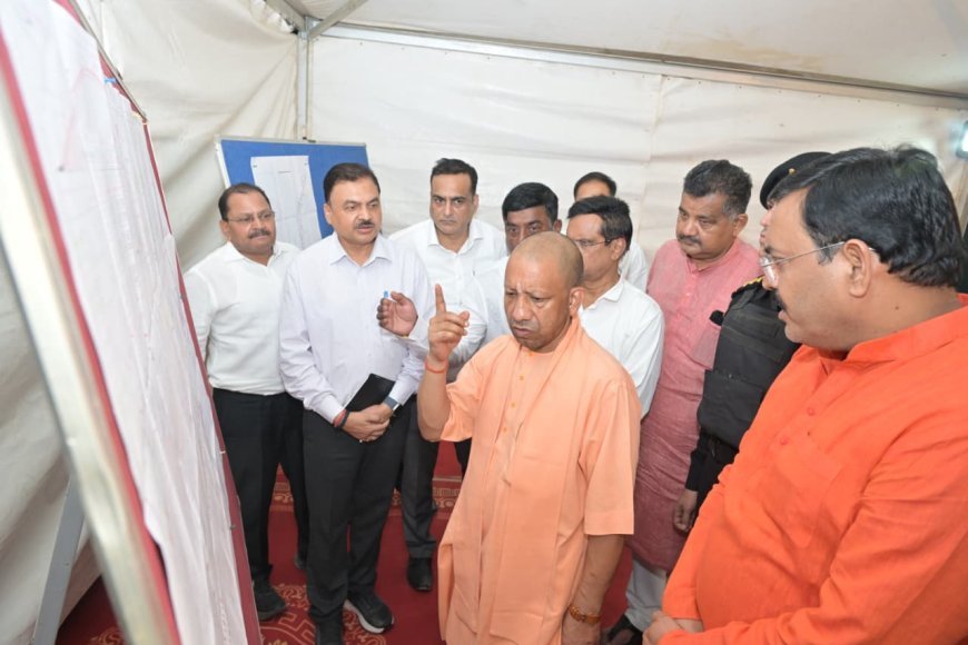 Lucknow : सड़क चौड़ीकरण में रखें जनसुविधा का पूरा ध्यान - मुख्यमंत्री योगी