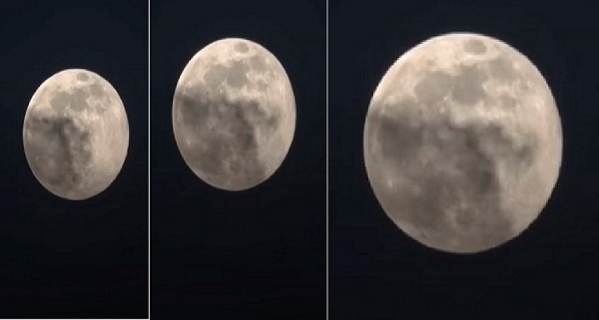 कार्तिक पूर्णिमा पर साल का सबसे बड़ा और चमकीला सुपरमून ने रोशन किया देश का आसमान। 