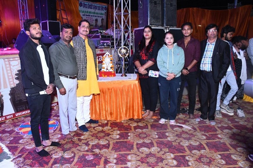 Hardoi: युवा महोत्सव के छठे दिवस के प्रथम चरण के आयोजन में दिन में रंगोली प्रतियोगिता के साथ द्वितीय चरण में  बैंड शो से सजी शाम। 