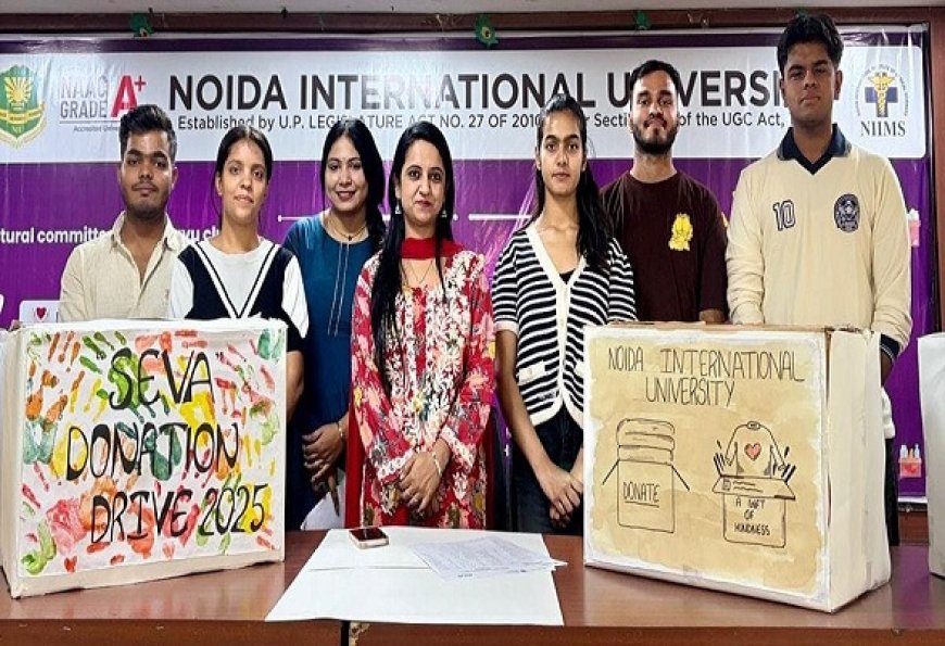 Noida: गुरु नानक जयंती पर NIU में ‘सेवा’ कार्यक्रम, छात्रों ने बढ़-चढ़कर लिया हिस्सा। 