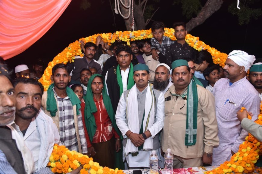 Hardoi : रफीक लम्बू को बनाया गया भाकियू धरतीपुत्र का प्रदेश अध्यक्ष