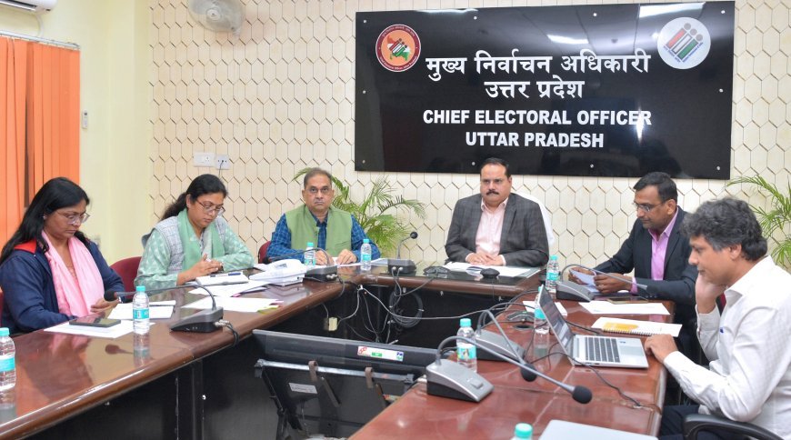 Lucknow : उत्तर प्रदेश में मतदाता सूची के विशेष गहन पुनरीक्षण की प्रगति तेज करने के सख्त निर्देश