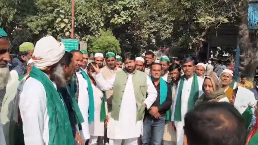 सहारनपुर अमजद हत्याकांड: शव बरामद न होने और अभियुक्त गिरफ्तार न होने पर परिजन भारतीय  किसान यूनियन संग्राम के साथ SSP से मिला