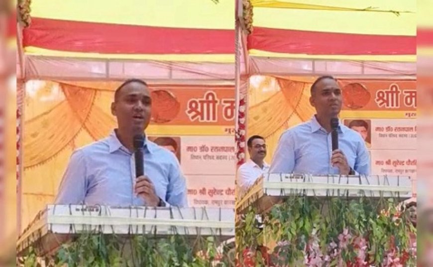 'पुष्पा झुकेगा नहीं... क्यों, क्योंकि वह हीरो है. वैसा हीरो यदि पुलिस को या मुझे मिल जाए तो..., देखिये देवरिया एसपी संजीव सुमन का वायरल वीडियो। 