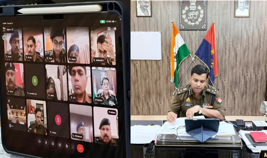 Saharanpur : सहारनपुर में पुलिस उपमहानिरीक्षक अभिषेक सिंह ने की तीन जिलों की पुलिस समीक्षा