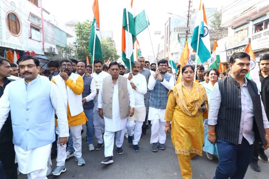 Hardoi : हरदोई में सरदार पटेल की 150वीं जयंती पर सरदार@150 यूनिटी मार्च निकला