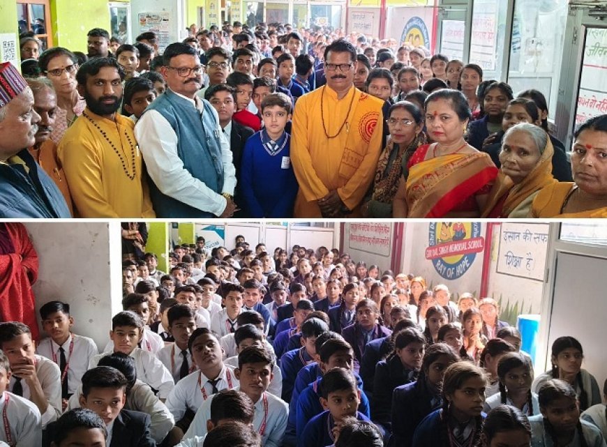 Hardoi: ज्योति कलश रथ यात्रा का हरदोई में भव्य स्वागत। 