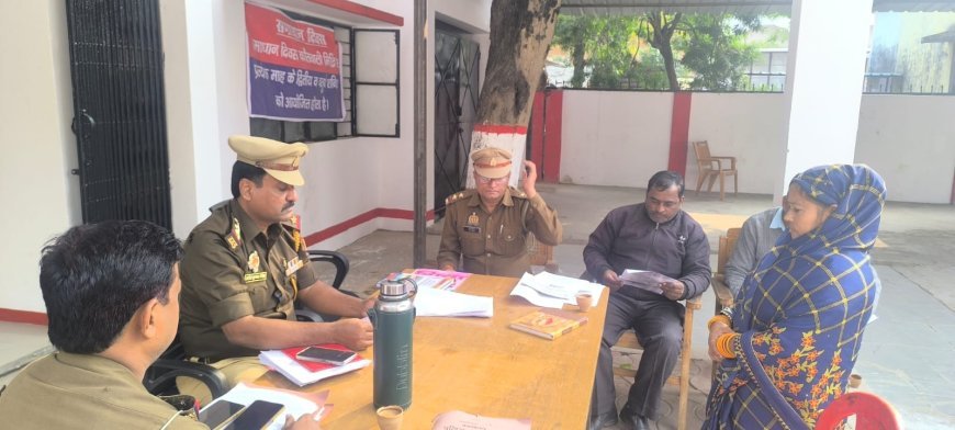 Sitapur : मिश्रिख थाना समाधान दिवस में 6 शिकायतें आईं, 4 का मौके पर निपटारा