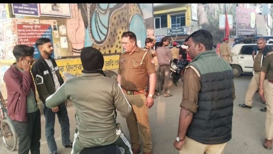 Deoband : देवबंद पुलिस ने चलाया वाहन चैकिंग अभियान 27 वाहनो के किये गए चालान 