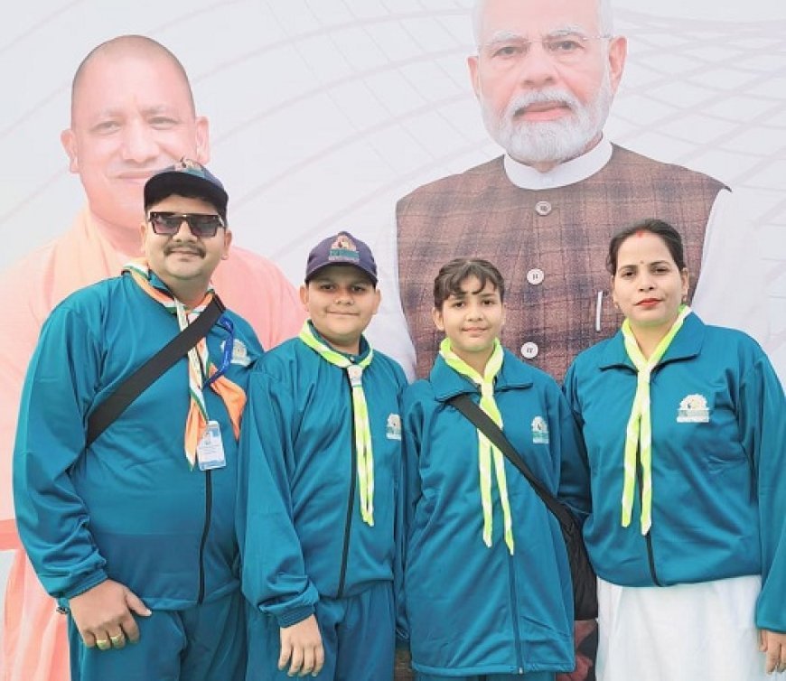 Hathras: सरकारी स्कूल के बच्चों ने रचा पहली बार इतिहास, राष्ट्रीय स्तर पर स्काउट गाइड ने किया प्रतिभाग,