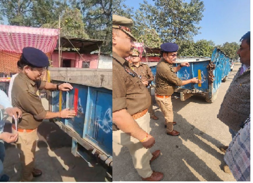 Saharanpur : एसएसपी आशीष तिवारी के निर्देशन में कोहरे में दुर्घटनाएं रोकने को भारी वाहनों पर लगाए रिफ्लेक्टर, जागरूक करने को चलाया विशेष अभियान