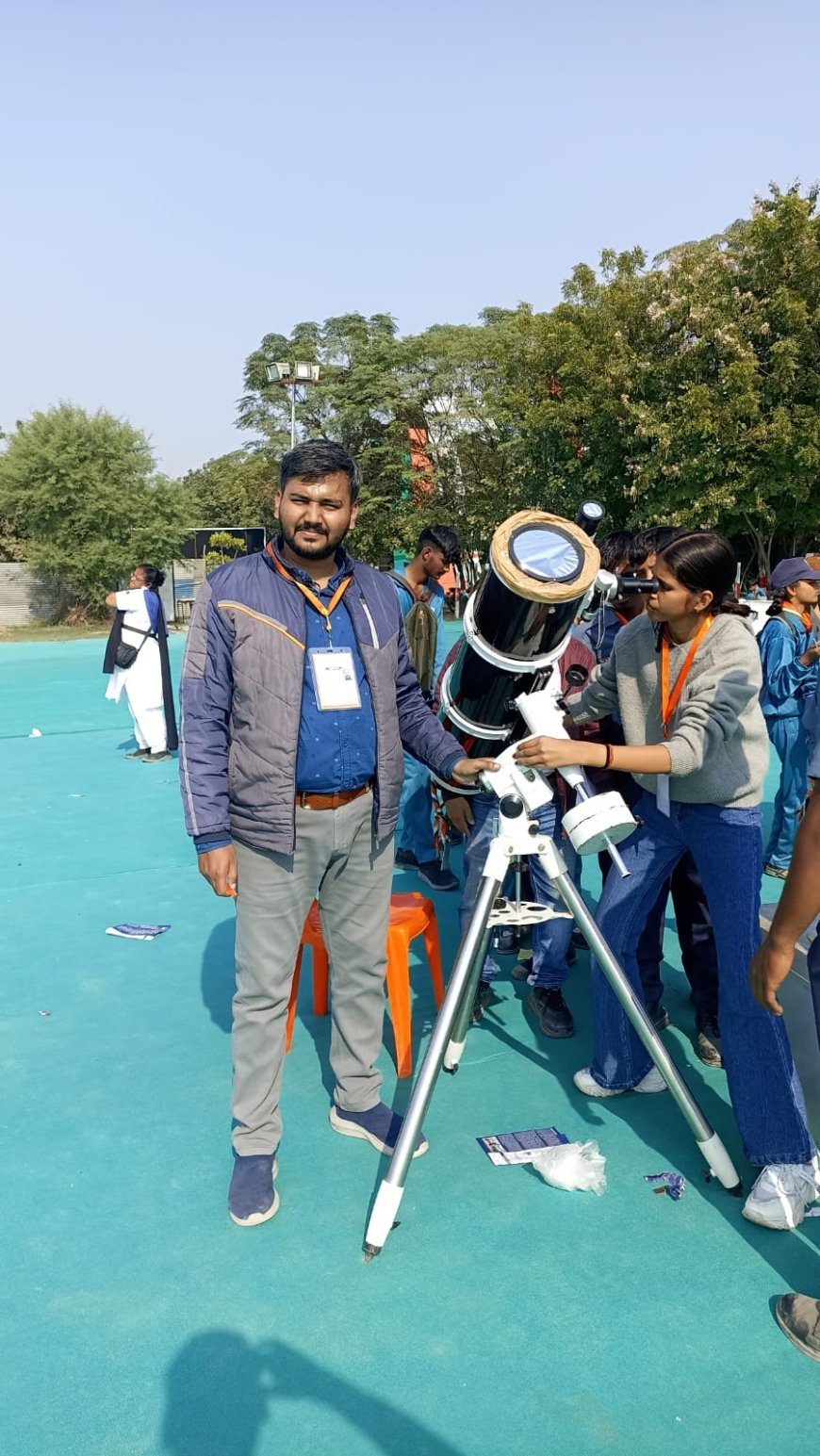 Lucknow : लखनऊ जम्बूरी में सूर्यदर्शन और रात्रि आकाश दर्शन से स्काउट्स-गाइड्स में बढ़ रहा खगोल ज्ञान