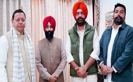 Bajpur: बाजपुर की समस्याओं को लेकर किसान सीएम धामी से मिले।