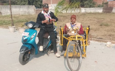 Sambhal : विश्व दिव्यांग दिवस पर विशेष- दिव्यांगों का जज़्बा सलाम—अंतरराष्ट्रीय पंजा प्रतियोगिता में सम्भल के खिलाड़ी का चयन, लक्ष्य ओलंपिक पदक
