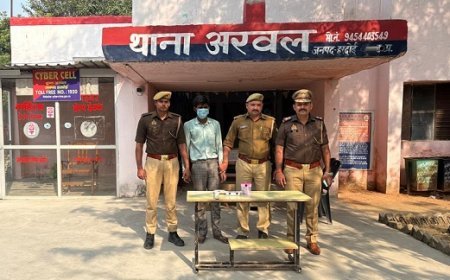 Hardoi: चचेरे भाई की हत्या के प्रयास का आरोपी गिरफ्तार, भेजा गया जेल। 