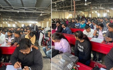 Lucknow: प्रधानमंत्री इंटर्नशिप स्कीम के तहत राजकीय आईटीआई अलीगंज में बृहद रोजगार मेला आयोजित। 