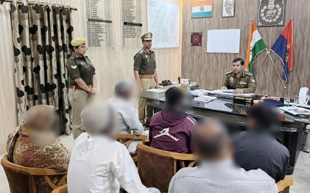 Saharanpur : सहारनपुर में डीआईजी अभिषेक सिंह ने जनसुनवाई आयोजित की, शिकायतों के त्वरित निपटारे के निर्देश