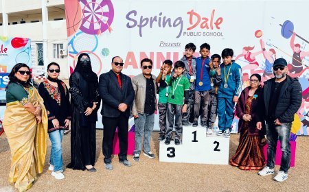 Deoband : स्प्रिंग डेल पब्लिक स्कूल की वार्षिक खेलकूद प्रतियोगिता में छात्रों ने बनाए कई नए रिकॉर्ड