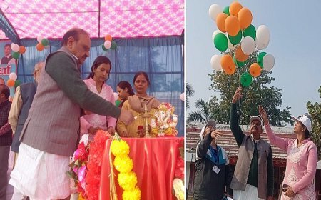 हरदोई में सांसद खेल स्पर्धा महोत्सव का भव्य शुभारंभ: सांसद जय प्रकाश रावत ने दीप प्रज्ज्वलन, माल्यार्पण एवं गुब्बारे छोड़कर किया उद्घाटन, खिलाड़ियों को दिलाई शपथ। 