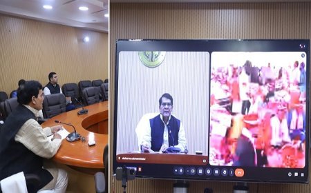 Lucknow: मुख्यमंत्री सामूहिक विवाह योजना में 308 दंपतियों का विवाह, ऊर्जा मंत्री एके शर्मा ने वर्चुअल रूप से दिया आशीर्वाद। 